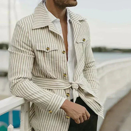 Evert - Gestreepte Lente / Zomer Jas